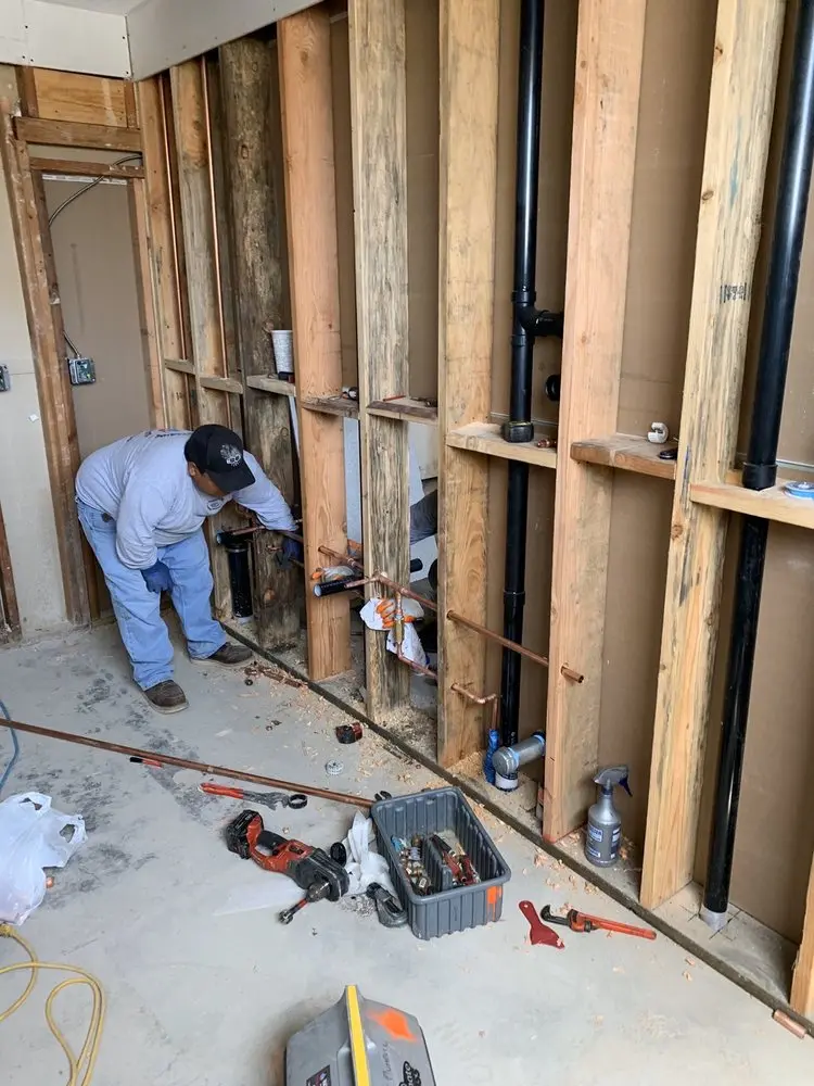 Commercial rough-in plumbing for Gas Line Repair in South Tacoma